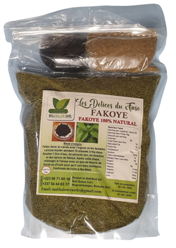 Fakowoye 100% naturel du Mali (250g)