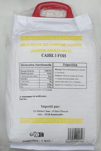 Riz cassé 3 fois, Family Éléphants, 5kg.