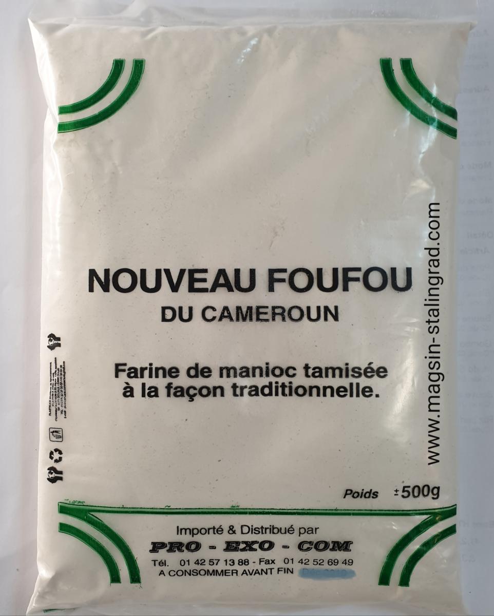 Fufu (foufou) du Cameroun Farine de Manioc - Konkonde - 1KG - Afro